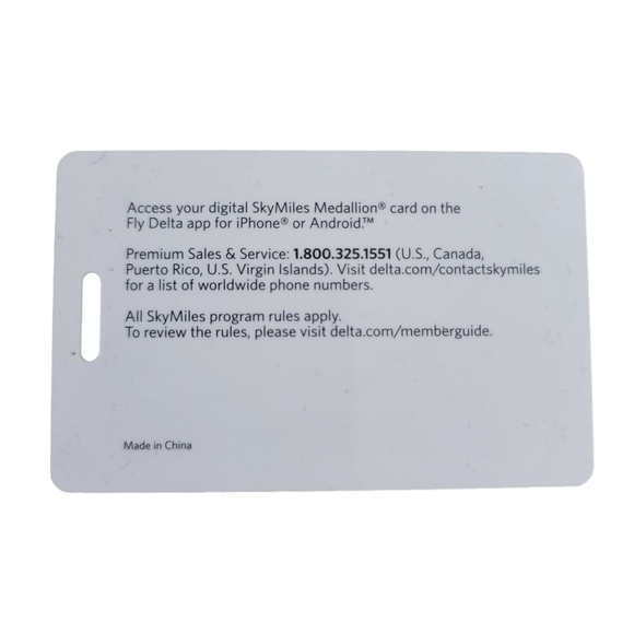 DELTA Platinum Bag - Luggage Tag NWOT - Picture 2 of 4